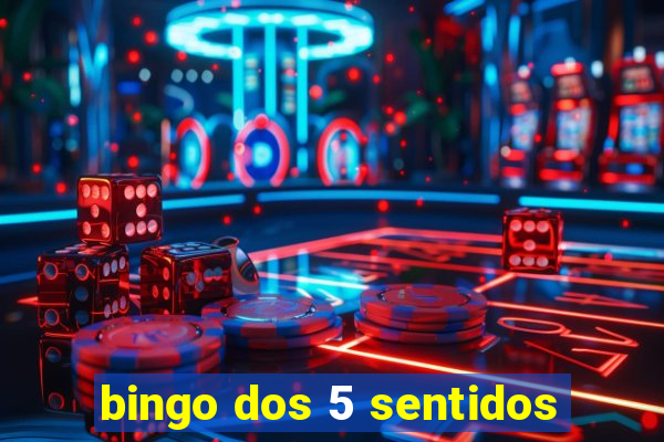 bingo dos 5 sentidos